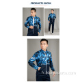 Fashion Printing Logo Men Men Sports Polyester Tracksuit